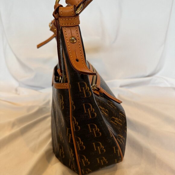 Dooney & Bourke Dark Brown Monogram Purse - Picture 5 of 10